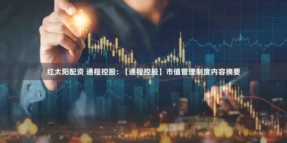 红太阳配资 通程控股: 【通程控股】市值管理制度内容摘要